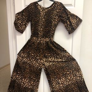 Kara Chic Leopard Print Jumpsuit